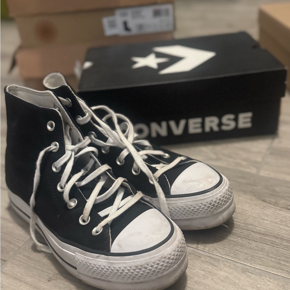 Converse Classic Black and White High-Tops